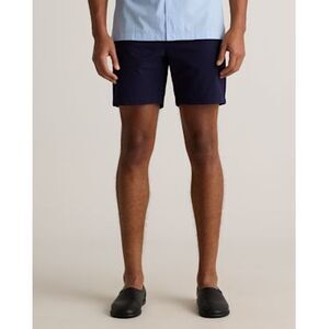 Quince Men Organic Cotton Classic Stretch Chino Shorts - 7" Deep Navy 32